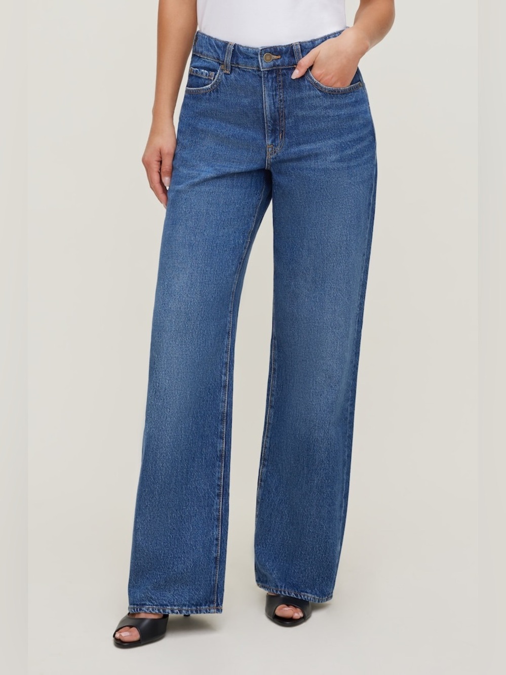 Dynamite Heidi High Rise Wide Leg Jeans